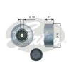 GATES T36325 Deflection/Guide Pulley, v-ribbed belt